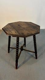 Houten Bobbin bijzettafel, Ophalen