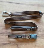 Dog Copenhagen set Mocca, Dieren en Toebehoren, Ophalen of Verzenden, Zo goed als nieuw, Hondenriem