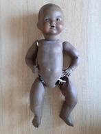 oude Armand Marseille black doll pop porselein repro babypop, Verzamelen, Poppen, Ophalen of Verzenden, Gebruikt, Pop