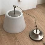 Hanglamp Melkglas doorsnede 40cm hoog 27 cm, Ophalen, Gebruikt, Glas