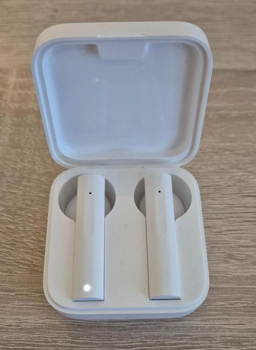 Xiaomi Mi True Wireless Earphones 2 - Wit, Telecommunicatie, Mobiele telefoons | Oordopjes, Gebruikt, In oorschelp (earbud), Ophalen of Verzenden
