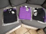 ADIDAS 3-delig trainingspak zwart paars boys XL = 164 / XS, Paars, Overige typen, Nieuw, Maat 34 (XS) of kleiner