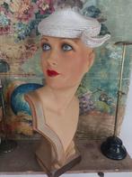 Antiek art-deco hoed uit USA,flapperhat,charleston,1900-1930, Antiek en Kunst, Ophalen of Verzenden