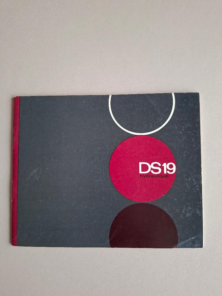 INSTRUCTIEBOEKJE CITROËN DS 19  uit  1965, Ophalen of Verzenden