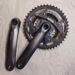 Shimano crankstel deore LX, Crankstel of Pedalen, Gebruikt, Shimano, Mountainbike