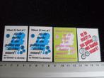 4x sticker op de markt is uw gulden een daalder waard, Verzamelen, Verzenden, Zo goed als nieuw, Winkel of Supermarkt