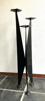 Vintage vloerkandelaar, brutalist stijl, Ophalen, Zo goed als nieuw, Metaal, 75 cm of meer
