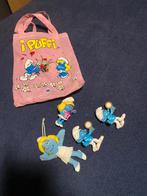 Smurfen met tasje Smurfin en smurf met spiegel, Verzamelen, Smurfen, Verzenden, Zo goed als nieuw, Smurfin