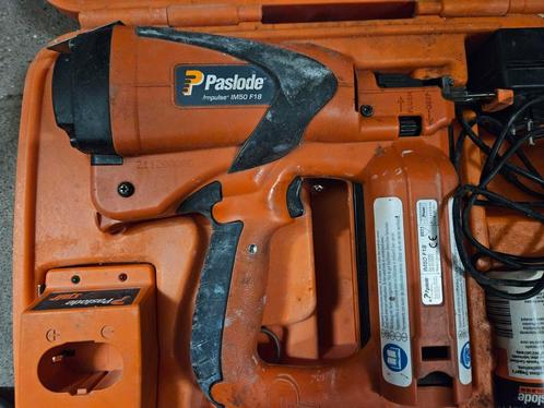 Paslode IM50 F18 Tacker, Doe-het-zelf en Verbouw, Gereedschap | Handgereedschap, Zo goed als nieuw, Ophalen of Verzenden