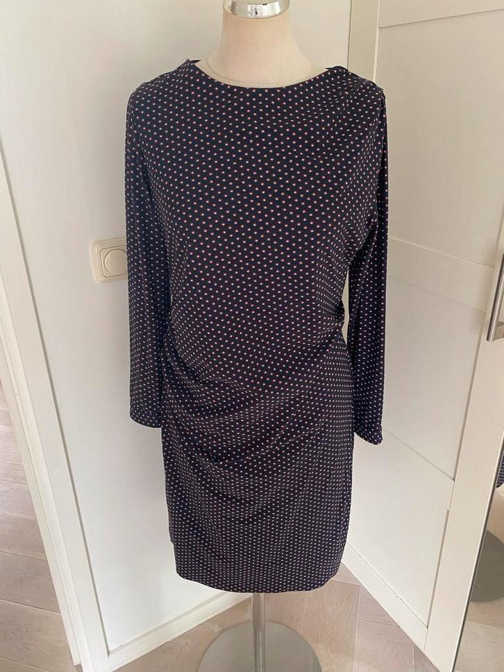 Purdey Jurk - Maat 38/40 (M), Kleding | Dames, Jurken, Zo goed als nieuw, Maat 38/40 (M), Blauw, Knielengte, Ophalen of Verzenden