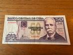Cuba 50 Pesos zfr, Ophalen of Verzenden, Los biljet