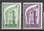 N934 Belgie 1956 CEPT postfris 1043 1044 europa, Verzenden, Postfris