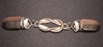 vestclip zilverkleurige knoop beschikbaar voor biedingen