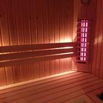 Philips infraroodlamp in houten frame, Zo goed als nieuw