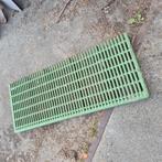 2x zwaar metalen gecoat deurrooster 120x45 en 100x40 cm, Doe-het-zelf en Verbouw, Deuren en Horren, Ophalen, Kunststof, Gebruikt