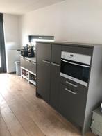 Gebruikte gedemonteerde keuken vanaf 23tm26 juni, Huis en Inrichting, Keuken | Complete keukens, Hoekkeuken, Grijs, Met kookeiland