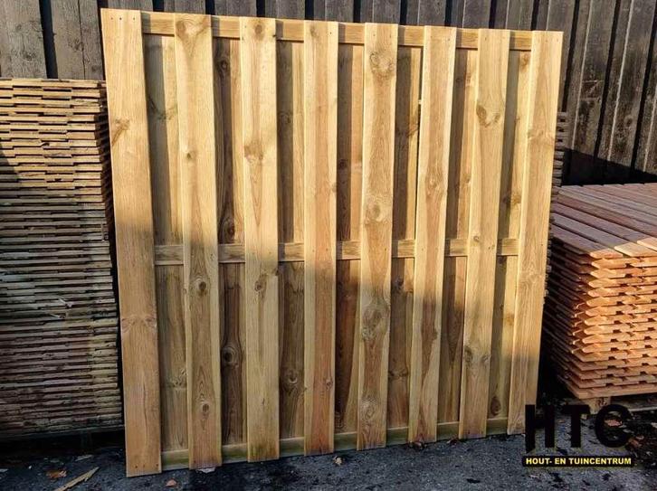 Geïmpregneerd tuinscherm ''Standaard'' voor €45,- per stuk, Tuin en Terras, Tuinschermen, Nieuw, Hout, 150 tot 200 cm, 200 cm of meer