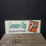 Seven-Up 7up blikken reclamebord, Verzamelen, Ophalen of Verzenden, Gebruikt, Reclamebord