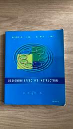 Designing effective instruction 7th edition, Gelezen, Morrison, Ross, Kalman, Kemp, Ophalen of Verzenden