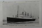 Holland-America Line, 1937, Statendam, Rotterdam - New York, Ophalen of Verzenden, 1920 tot 1940, Gelopen, Voertuig