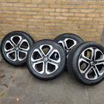 Winterbanden 4x winterset Goodyear 215-55-17 Honda, Ophalen, Banden en Velgen, 17 inch, Winterbanden