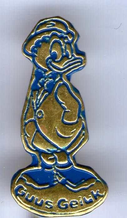 Guus Geluk blauw op koper Walt Disney speldjes( R_107 ), Verzamelen, Speldjes, Pins en Buttons, Nieuw, Speldje of Pin, Figuurtje