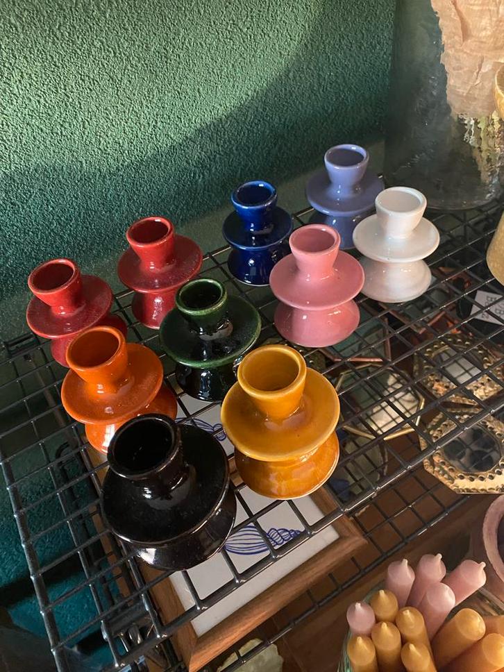 Marrakech Kandelaar - Sfeervolle Oosterse Stijl, Antiek en Kunst, Antiek | Kandelaars, Keramiek of Aardewerk, Ophalen of Verzenden