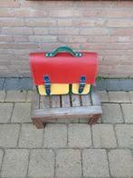 ruitertas ruitertassen boekentas  rood geel blauw, Ophalen of Verzenden, Zo goed als nieuw, Blauw, Rugtas