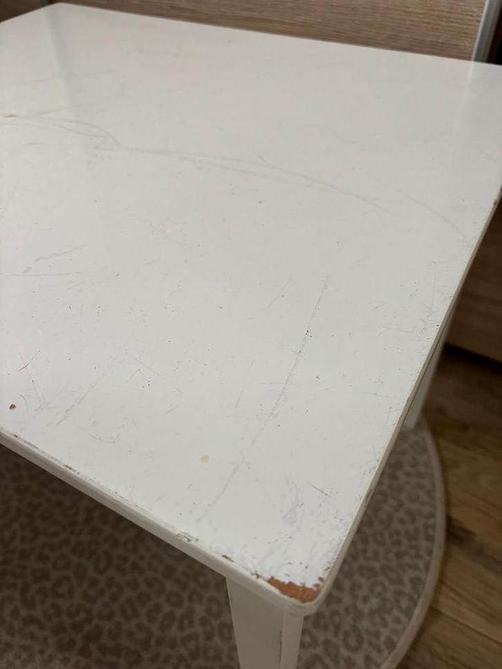 Kindertafeltje + Stoeltje - Opknapper!, Kinderen en Baby's, Kinderkamer | Tafels en Stoelen, Gebruikt, Tafel(s) en Stoel(en), Ophalen