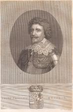 Portret Prins Frederik Hendrik Staalgravure C. Ed. Taurel, Antiek en Kunst, Kunst | Etsen en Gravures, Ophalen of Verzenden