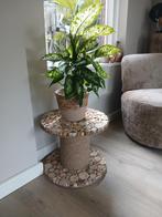 Landelijk bijzettafeltje van katrol, Ophalen of Verzenden, Nieuw