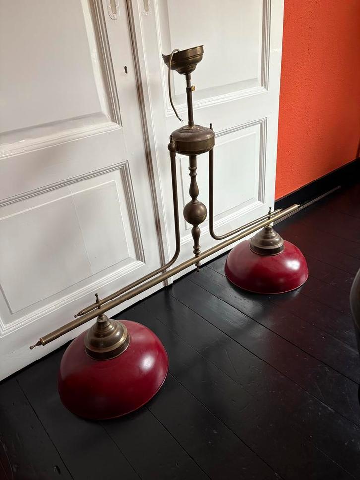 Vintage Lamp - Unieke Stijl, Huis en Inrichting, Lampen | Hanglampen, Gebruikt, 50 tot 75 cm, Metaal, Ophalen