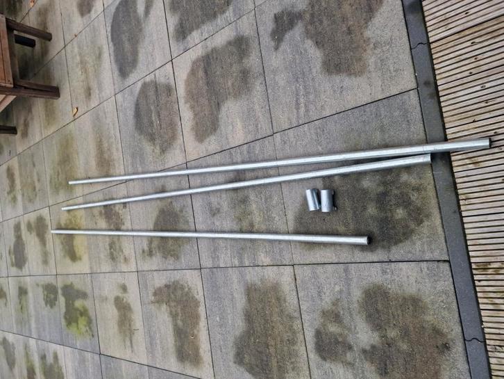 Steigerbuis met koppelstukken, Doe-het-zelf en Verbouw, Steigers, Nieuw, Overige typen, Minder dan 2 meter, Ophalen