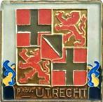 Cloisonne tegel Westraven: Wapen Provincie Utrecht, Antiek en Kunst, Antiek | Wandborden en Tegels, Verzenden