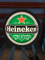 Heineken 50 cm lichtreclame, Verzamelen, Ophalen, Gebruikt, Lichtbak of (neon) lamp