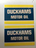 2 stickers Duckhams Motor Oil, Merk, Zo goed als nieuw, Verzenden