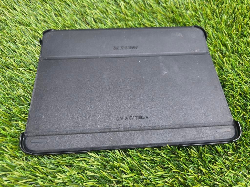 Samsung Galaxy Tab S4 Book Cover Case - Zwart, 10 inch, Gebruikt, Bescherming voor- en achterkant, Ophalen of Verzenden