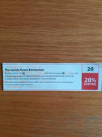 THE UPSIDE DOWN AMSTERDAM 20% KORT MAX 4 PERSONEN!, Drie personen of meer, Kortingsbon, Overige typen