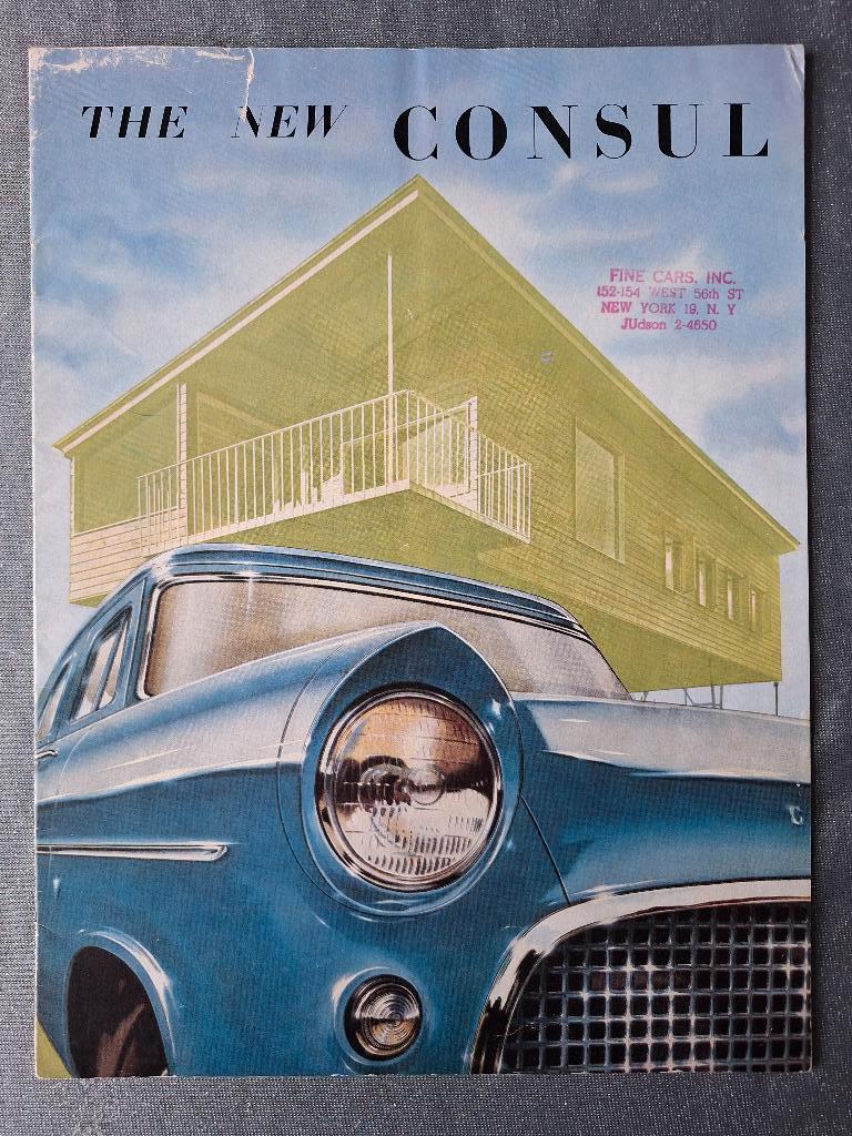Brochure FORD CONSUL - 1956 USA, Verzenden, Gelezen, Ford