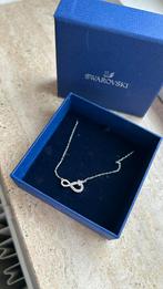Swarovski zilveren ketting infinity, Ophalen of Verzenden, Zo goed als nieuw, Zilver, Zilver