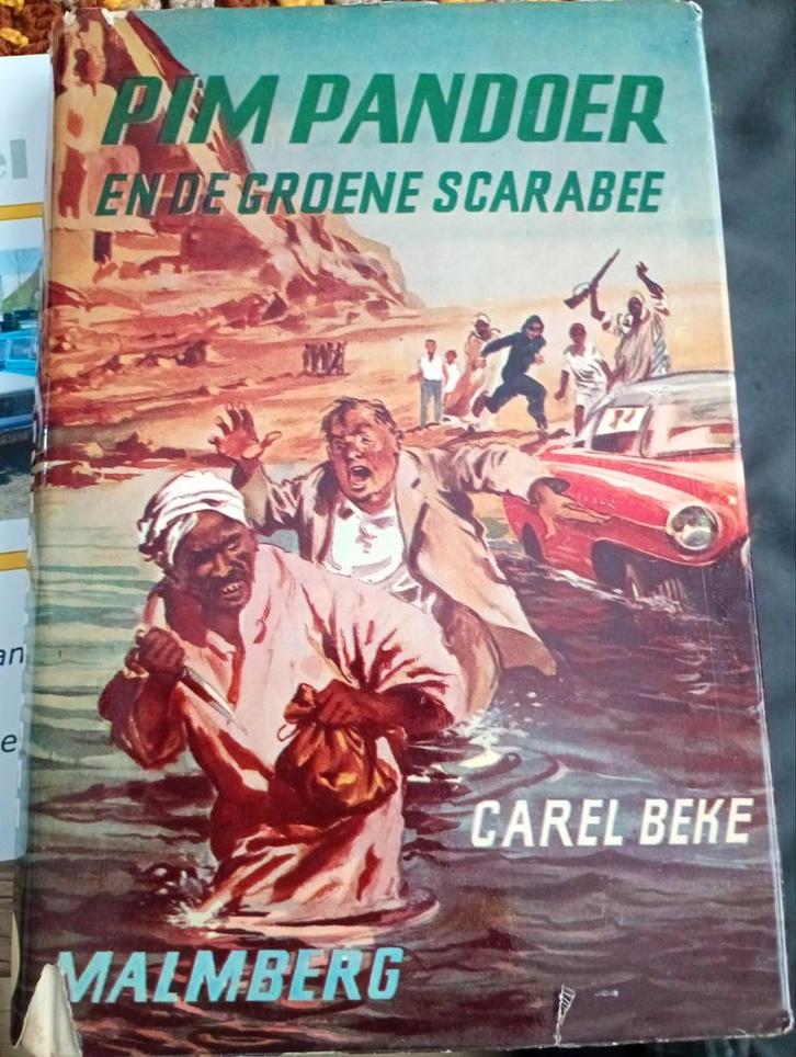 Pim Pandoer en de Groene Scarabee - Carel Beke, Boeken, Avontuur en Actie, Gelezen, Ophalen of Verzenden