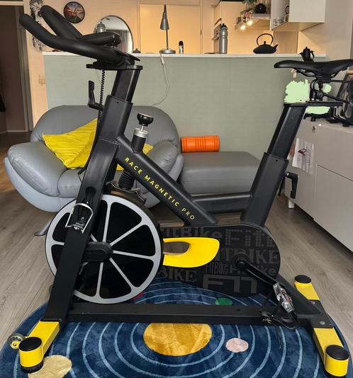 Fitbike race magnetic pro, Sport en Fitness, Fitnessapparatuur, Gebruikt, Spinningfiets, Metaal, Ophalen