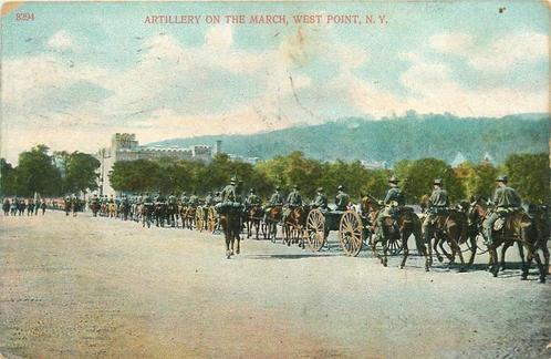 (701-449-023) West Point NY Artillery, Verzamelen, Ansichtkaarten | Buitenland, Overig Europa, Verzenden