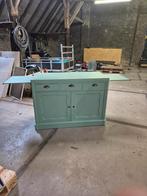 Vintage Commode - Mintgroen, Ophalen, Gebruikt, 50 tot 70 cm, 100 cm of meer