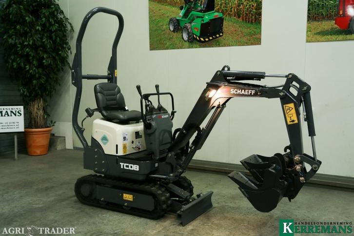 SCHAEFF TC08 / YANMAR SV08 Minigraver, Zakelijke goederen, Machines en Bouw | Kranen en Graafmachines, Graafmachine, Ophalen of Verzenden