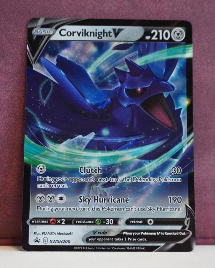 Corviknight V SWSH200 SWSH Black Star Promos Pokémon Kaart, Hobby en Vrije tijd, Verzamelkaartspellen | Pokémon, Nieuw, Losse kaart