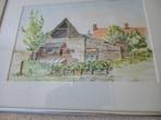 Aquarel Oud Stadsgezicht Achter Sint Maarten Zaltbommel 1991, Antiek en Kunst, Kunst | Schilderijen | Klassiek, Ophalen