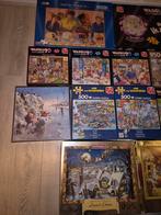 16x puzzels - Wasgij + Haasteren + Gibsons + Meiland enz, Hobby en Vrije tijd, Denksport en Puzzels, Ophalen of Verzenden, Zo goed als nieuw