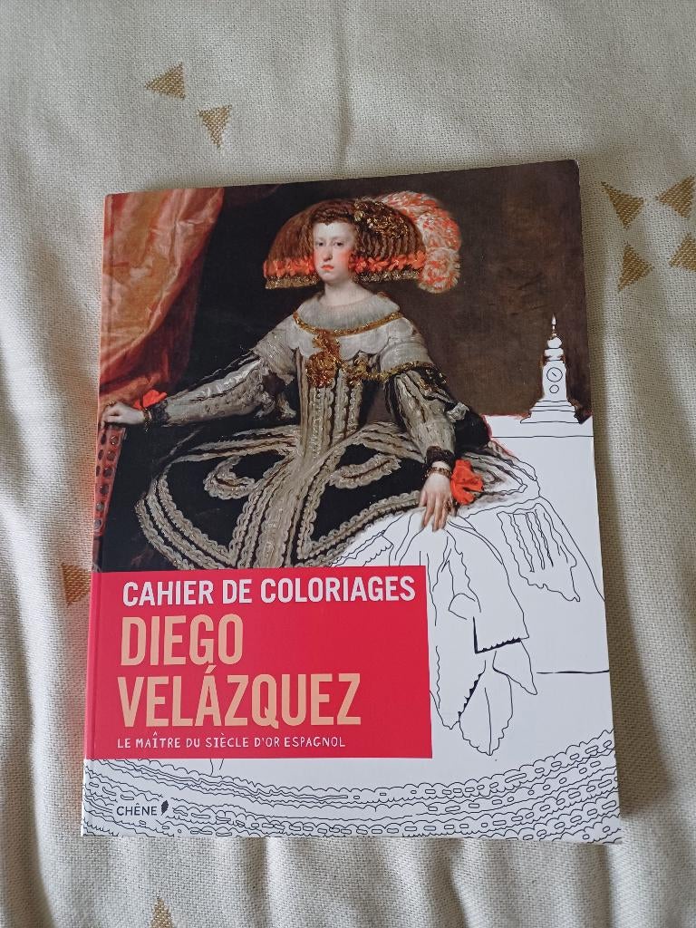 Kleurboek voor volwassenen - Diego Velazquez -kunst, Ophalen of Verzenden, Zo goed als nieuw, Tekenen en Schilderen