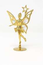 24K goud verguld engel met Gekleurde Bohemia kristallen, Pjmink@casema.nl, Nieuw, Ophalen of Verzenden, Mvm detalhandel